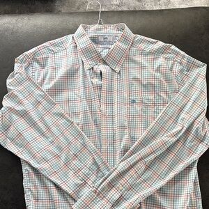 Southern Tide Multicolor Plaid Button Down Shirt